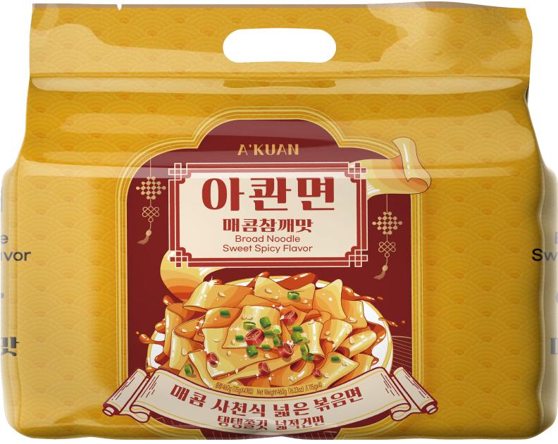 Broad Noodle Sweet Spicy  Flavor <br>460g*12bags